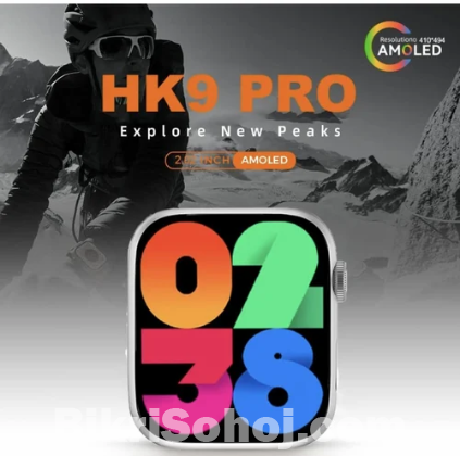 HK9 Pro AMOLED Display Bluetooth Calling Smart Watch